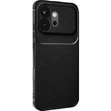 Aesco Mey Ithalat®  Huawei Honor 600 Auto Focus Karbon Kapak - Siyah