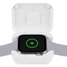 Technio Akıllı Saat Uyumlu Taşınabilir Kablosuz Şarj Kutusu Mini Powerbank - Manyetik Hızlı Şarj Cihazı