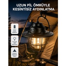 Najmaddin Karg Outdoor Retro Kamp Işığı Uzun Ömürlü Pil Taşınabilir Suya Dayanıklı Najmad