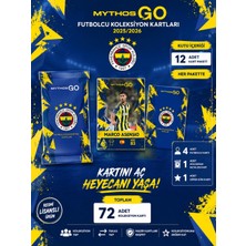 Mythos Cards Mythos Go Fenerbahçe Futbolcu Kartları 12'li Kutu 2025/2026 | 72 Kart | Resmi Lisanslı