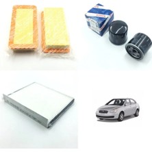 Beren Hyundai Accent Era 1.4 - 1.6 Benzin ve Lpg (2006 - 2012) Filtre Bakım Seti