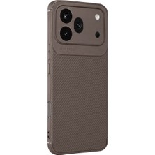 Aesco Huawei Honor 600 Pro Auto Focus Karbon Kapak - Gri