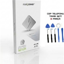 Tkgz Iphone 12 Pro Max Ile Uyumlu Pil Batarya Realpower Güçlendirlmiş Uzun Pil Süresi + Tamir Kiti
