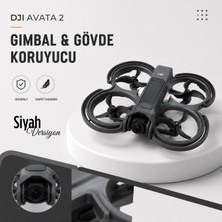 Tofu Koruyucu | DJI Avata 2 Uyumlu Gövde ve Gimbal Koruyucu | Siyah