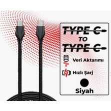 Çeliker Type-C To Type-C Şarj Kablosu 1 Metre