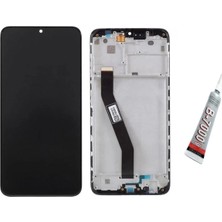 SDT Redmi 8,8A  Ekran Dokunmatik Çıtalı (Siyah) B7000 Yapıştırıcı