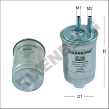 Beren PP838/2 Mazot Filtresi (Ford: Mazot Filtresi (Musursuz) Connect 1.8d 75PS 02--) (WA892329)
