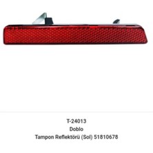 Beren Doblo Arka Tampon Reflektörü Sağ Sol Takım 51810677 51810678 24014NS