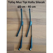 Beren Iyi Kalite Rbw Doğan Şahin Tofaş Slx Muz Tip Kollu Silecek 2 Adet
