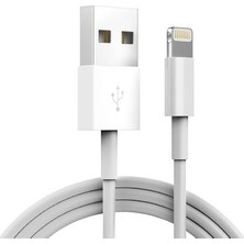 SDT iPhone Şarj Kablosu Orj Ayarında (Beyaz)