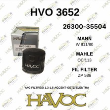 Beren Hyundai Accent Getz Elentra Benzinli Yağ Filtresi