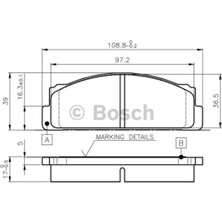 Beren On Balata M131 DKS-S-SL-SLX-M124-SERCE 0986TB2002