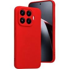 Aesco Xiaomi Mi 17T Nano Içi Kadife Silikon - Kırmızı