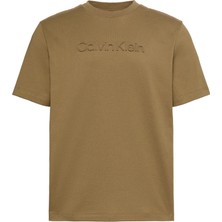 Calvin Klein Erkek Kahverengi Calvin Klein 20S Eu Wholesale Spo, Vfb, S Kahverengi T-Shirt