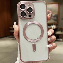 iPhone 14 Pro Max Kılıf Kamera Lens Korumalı Magsafe Şarj Özellikli Demre Şık Lüks Kapak