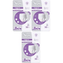 Sleepy Süper2 Emici Külot Xl Beden 3 Paket 90 Adet