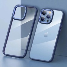 iPhone 13 Pro Kılıf Renkli Kamera Çerçeveli Silikon Esnek Şık Flora Kapak