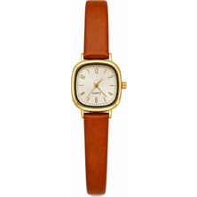 Aybars Kadın Kol Saati Çift Renk, Deri Kordon, Beyaz Kadran Quartz Analog Bilek Saati