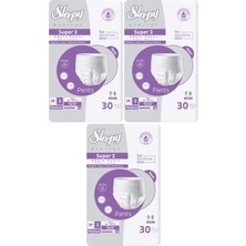 Sleepy Süper2 Emici Külot M Beden 3 Paket 90 Adet