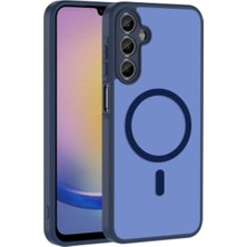 Galaxy A14 Kılıf Kamera Korumalı Magsafe Şarj Destekli Mat Silikon Babet Kapak