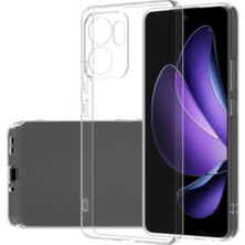 Oppo A6T Kılıf Kamera Korumalı Şeffaf Esnek Süper Silikon Kapak