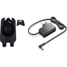 Siemens VSM120B-VSM120XXL-VSM120HYG-Q500 Şarjlı Süpürge Adaptörü ve Duvar Askı Aparatı