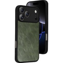 Iphone 17 Pro Max Kılıf Kamera Korumalı Suni Deri Aras Kapak