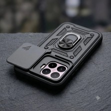 Mi 17T Pro Kılıf Kamera Korumalı Zırh Yüzüklü Standlı Sürgülü Ultra Korumalı Vega Kapak