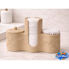 Dıymax Makyaj Pamuğu ve Kulak Çöpü Düzenleyici Saklama Kutusu