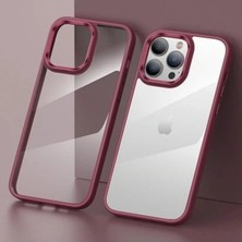 iPhone 11 Pro Kılıf Renkli Kamera Çerçeveli Silikon Esnek Şık Flora Kapak
