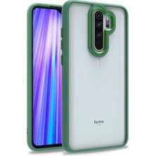 Redmi Note 8 Pro Kılıf Renkli Kamera Çerçeveli Silikon Esnek Şık Flora Kapak