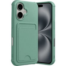 Iphone 17 Kılıf Kamera Korumalı Kartlıklı Esnek Silikon Kelvin Kapak