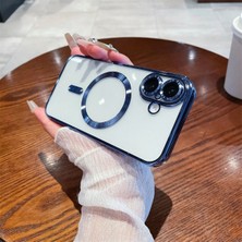 iPhone 16 Plus Kılıf Kamera Lens Korumalı Magsafe Şarj Özellikli Demre Şık Lüks Kapak