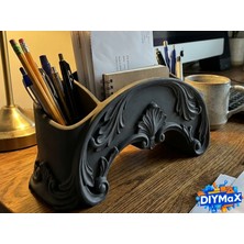 Dıymax Barok Masaüstü Düzenleyici Kalemlik ve Mektupluk Dekoratif Organizer