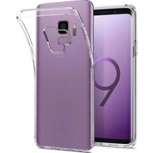 Galaxy S9 Kılıf Ince Şeffaf Esnek Yumuşak Süper Silikon Kapak