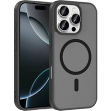 Iphone 16 Pro Kılıf Kamera Korumalı Magsafe Şarj Özellikli Mat Yüzey Silikon Babet Kapak