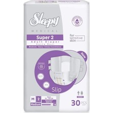 Sleepy Süper2 Belbantlı Hasta Bezi M Beden 30 Adet