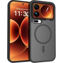 Mi 17 Pro Max Kılıf M-Safe Şarj Özellikli Kamera Korumalı Lunex Kapak