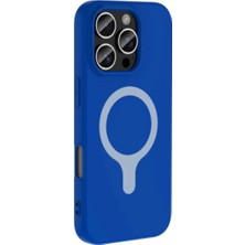 Iphone 16 Pro Max Kılıf Kamera Korumalı M-Safe Şarj Özellikli Kadifemsi Mat Soft Yüzey Aris Kapak