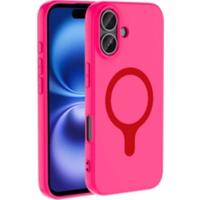 Iphone 17 Kılıf Kamera Korumalı M-Safe Şarj Özellikli Kadifemsi Mat Soft Yüzey Aris Kapak