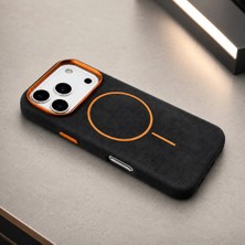 Iphone 17 Pro Kılıf Kamera Korumalı Magsafe Özellikli Içi Süet Suni Deri Joko Luno Kapak