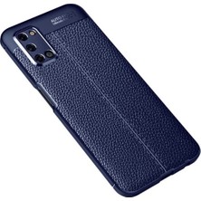 Oppo A52/A72/A92 Kılıf Kamera Koruyuculu Niss Deri Görünümlü Silikon Kapak