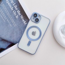 iPhone 14 Uyumlu Kılıf Kamera Lens Korumalı Magsafe Şarj Özellikli Demre Şık Lüks Kapak