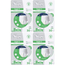 Sleepy Süper3 Emici Külot M Beden 4 Paket 120 Adet