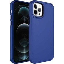 iPhone 13 Pro Kılıf Metal Renkli Çerçeve Esnek Silikon Yumuşak Kırılmaz Botox Kapak