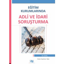 Anı Yayıncılık Eğitim Kurumlarında Adli ve Idari Soruşturma