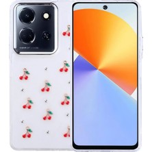 Infinix Note 30 5g Kılıf Dayanıklı Şık Simli Şeffaf Sert Silikon Kutup Kapak
