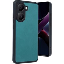 Mi Poco X7 Pro Kılıf Kamera Korumalı Suni Deri Aras Kapak