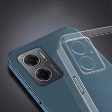Redmi Note 11E Kılıf Ince Şeffaf Esnek Yumuşak Süper Silikon Kapak