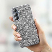 Galaxy A16 Kılıf Parlak Taşlı Tasarım Elmas Lüks Şık Kapak Silikon